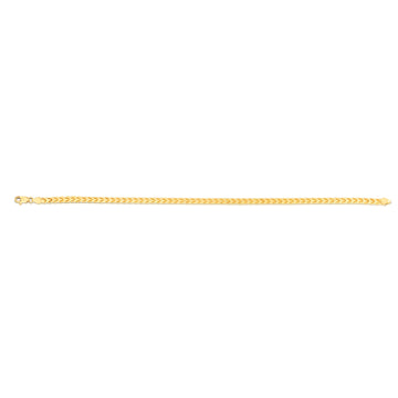 14K Yellow Gold 20 2.2mm Diamond Cut  Round Franco Chain with Lobster Clasp